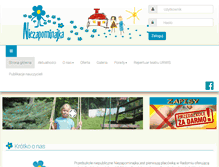Tablet Screenshot of niezapominajka.com.pl